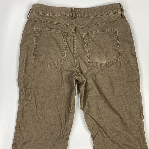 Eddie Bauer Slightly Curvy Bootcut Tan Corduroy Pants Size 6 - Picture 4 of 12